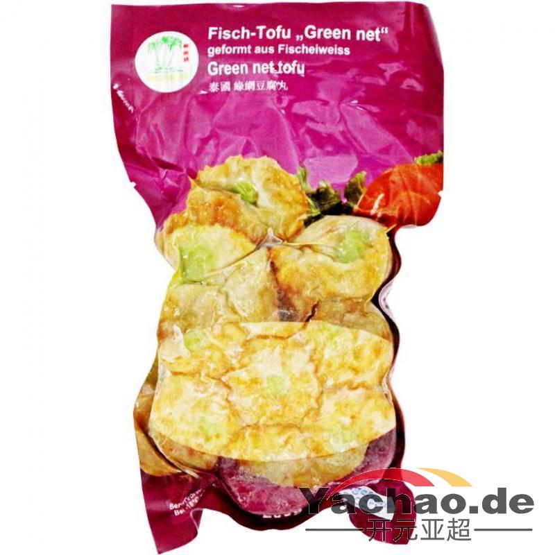生鲜 冷冻 火锅丸子 椰树牌 绿豆豆腐丸20TCT Fisch Tofu Ball Green Net