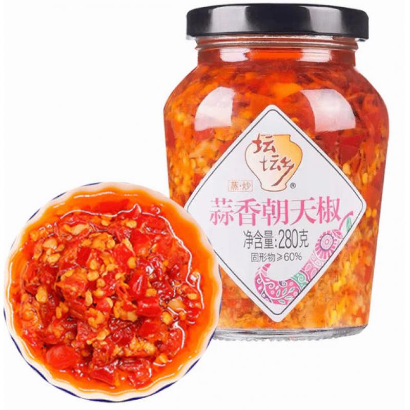 坛坛乡 蒜香朝天椒280g/Knoblauch Pfeffer 280g