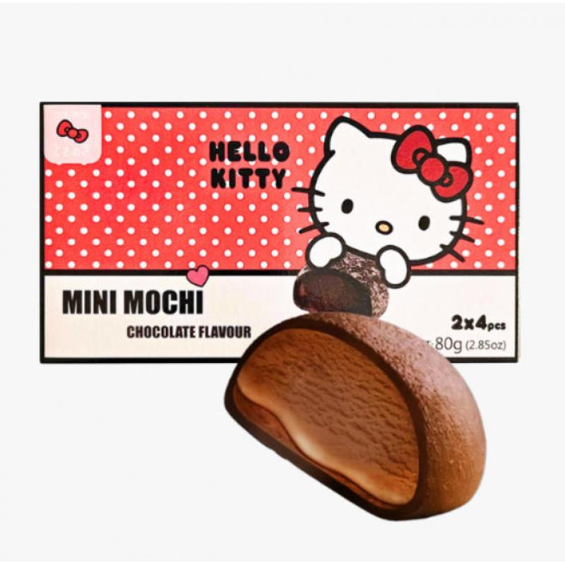Tokimeki 巧克力迷你麻薯80g Hello Kitty Mini Mochi Chocolate Flavor80g 