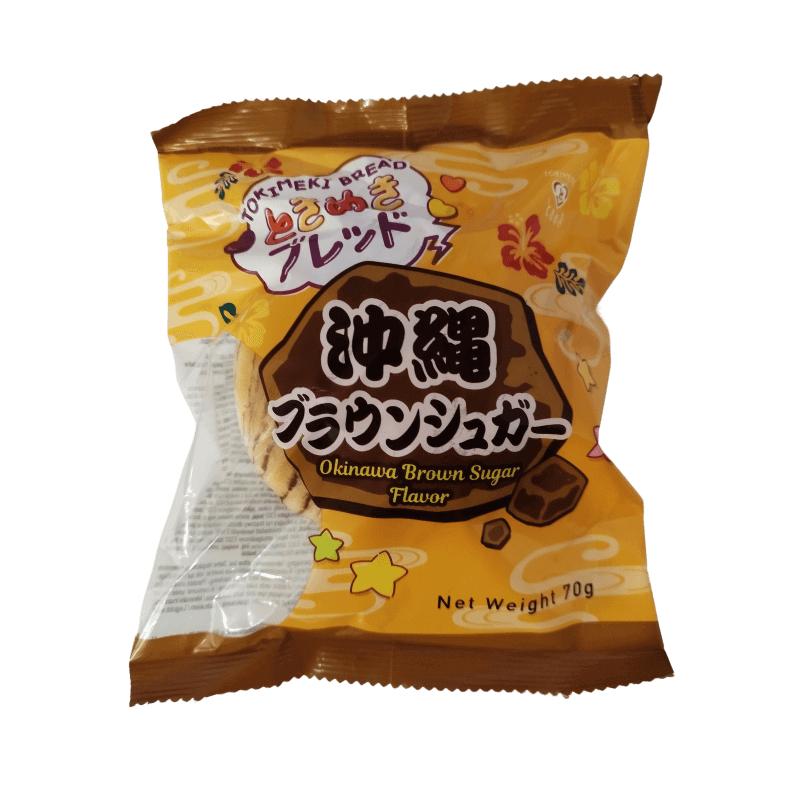 TOKIMEKI 日本面包 冲绳红糖味70g/Tokimeki Japanese Bread Okinawa Brown Sugar Flavour