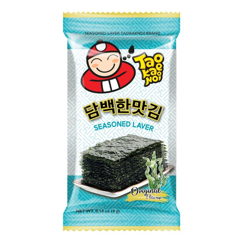 小老板 原味海苔 小包装4g/TAOKAENOI SEASONED LAVER ORIGINAL