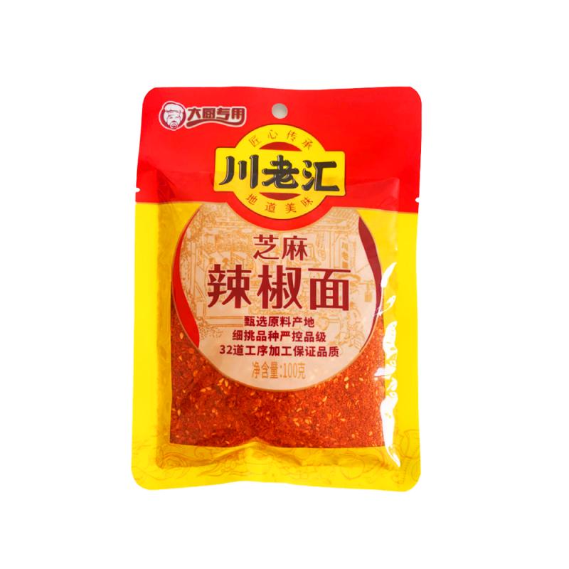 【München】川老汇 芝麻辣椒面 Chili-Gewürz mit Sesam 100g