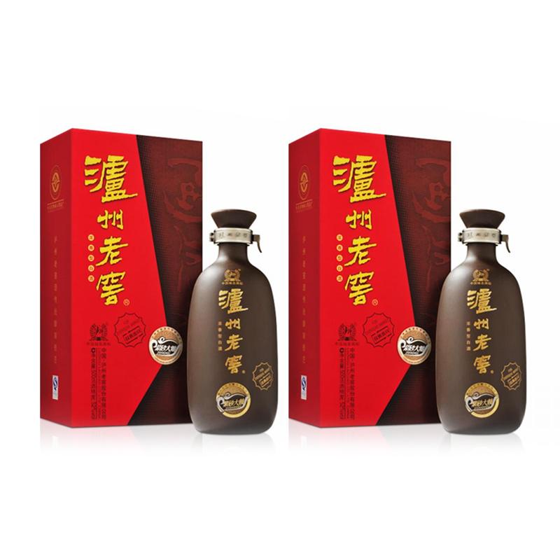 【优惠组合装】 泸州老窖 紫砂大曲500ml+特曲500ml 优惠组合装白酒