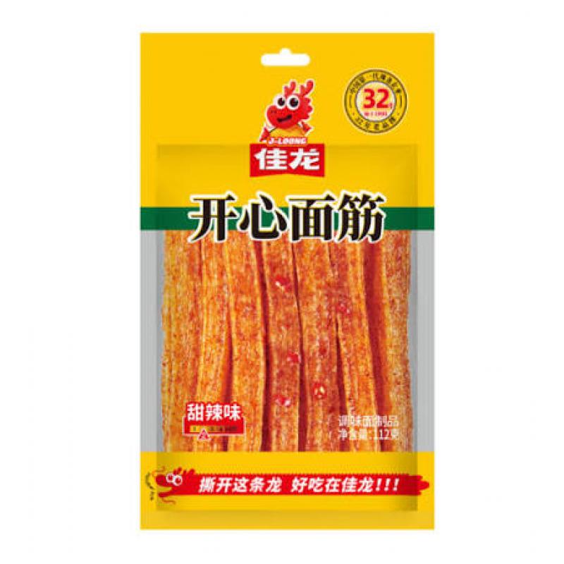 【München】佳龙 开心面筋 甜辣味 Weizengluten-Snack Süß-scharf 112g