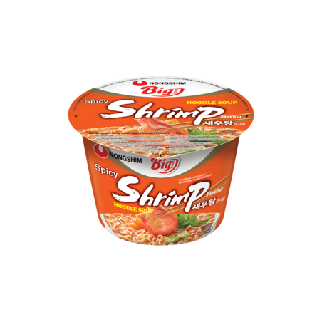 【München】农心辣味鲜虾味桶装  NONgSHIM Instantnudeln in Schüssel garnelen Spicy 115g