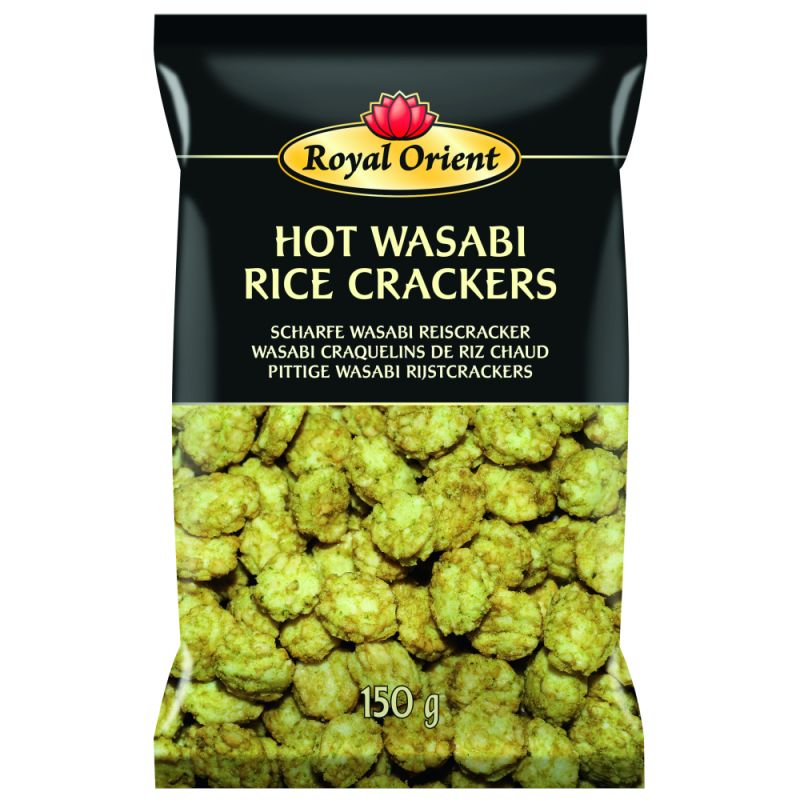 【München】芥末味脆米饼  Royal Orient Reiskräcker Wasabi Scharf 150g