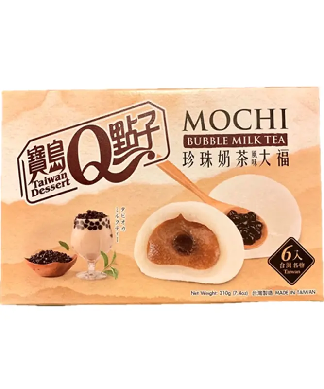 【München】宝岛点子麻薯黑糖珍珠奶茶味  Mochi Brauner Zucker Bubble Tea 120g