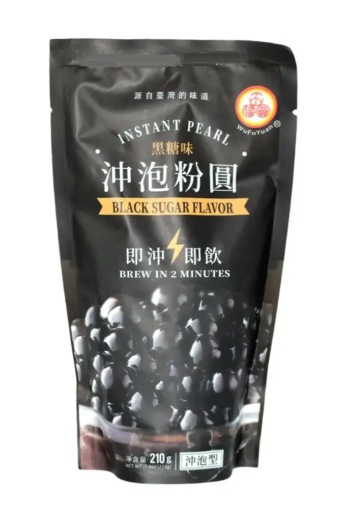 【München】五福圆免煮粉圆黑糖  Instant Boba-Perlen Schwarzer Zucker 210g