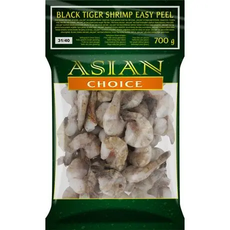 【München】黑虎虾仁无头带壳  ASIANCHOICE BlackTiger garnele ohne Kopf 31/40 700g
