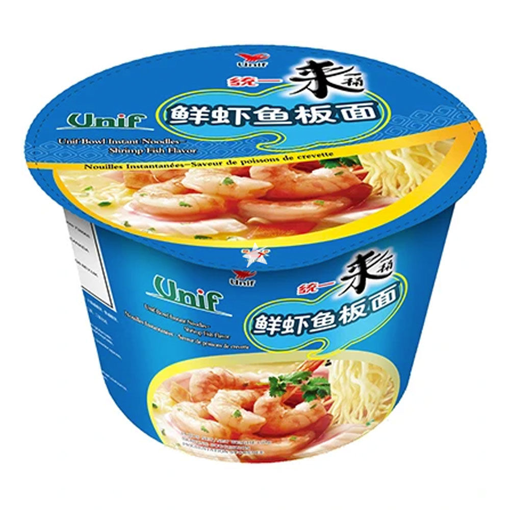 【München】统一鲜虾鱼板面桶装  Instant Nudeln Fisch und garnelen 108g