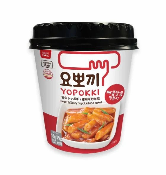 【München】速食年糕甜辣味桶装  Yopokki Tteokbokki Reiskuchen Cup süß scharf 140g