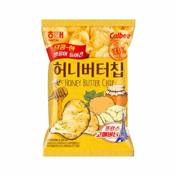 【München】韩国卡乐比薯片蜂蜜味  Haitai Kartoffelchips Honig-Butter 60g