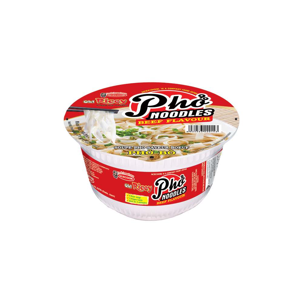 【München】牛肉米粉桶装  ACECOOK Instant Pho mit Rindgeschmack 71g