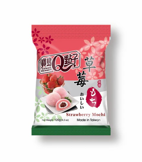 【München】宝岛点子草莓味麻薯  Mochi Erdbeere 120g