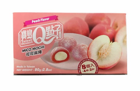 【München】宝岛点子小麻薯蜜桃味  Mochi Peach 80g