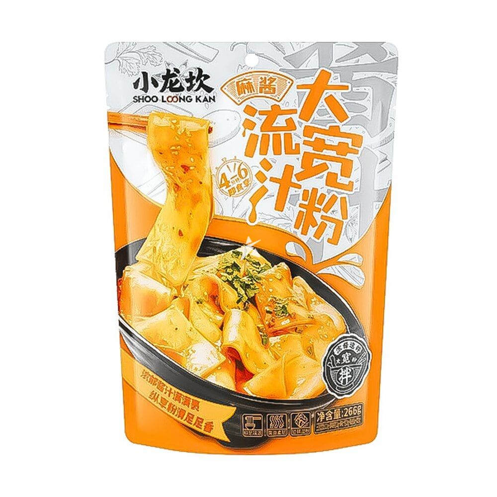 【München】小龙坎麻酱流汁大宽粉  Instant Süßkartoffelnudeln Sesamgeschmack 266g