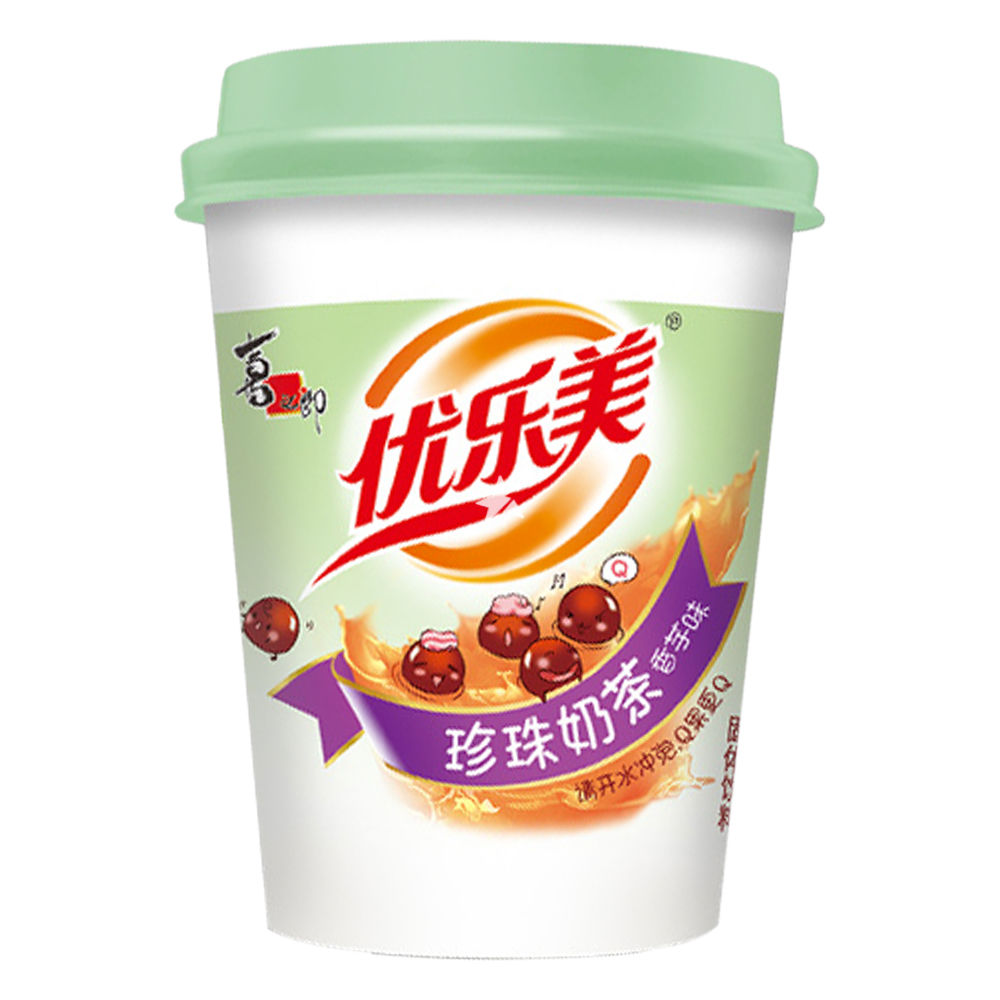 【München】优乐美珍珠奶茶香芋味  Instant Milchtea mit Tapioca Pearl Taro    70g