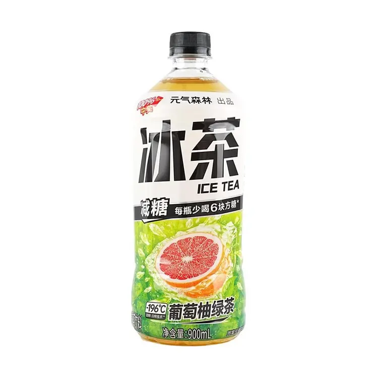 【München】元气森林葡萄柚冰绿茶减糖 Grüner Tee Trauben & Yuzu Weniger Zucker 900ml