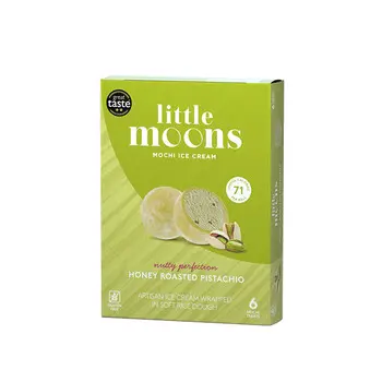 【München】蜂蜜开心果 Little Moons Mochi Honig geröstete Pistazie Eis 192g