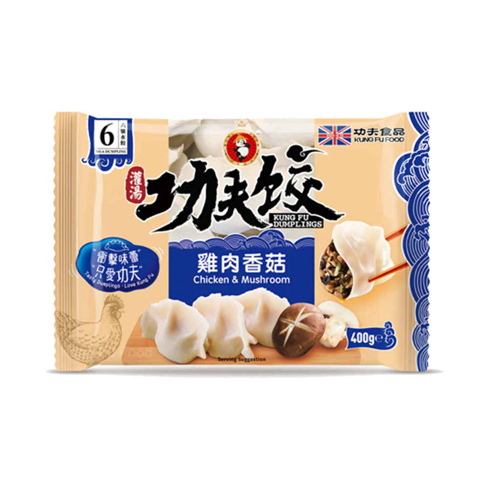【München】功夫鸡肉香菇水饺  KONg FU Dumpling Hühnchen & Pilz 400g