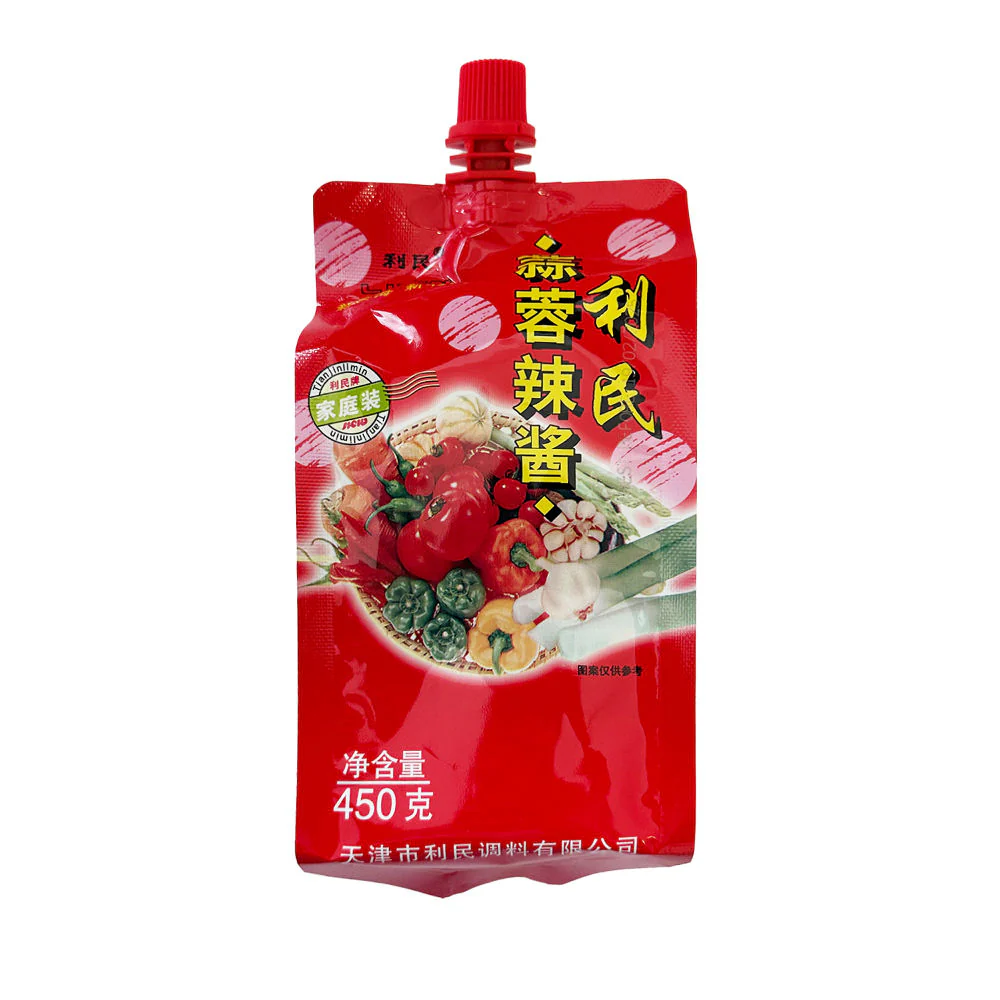 【München】利民 蒜蓉辣酱 Chilisauce mit Knoblauch 450g 