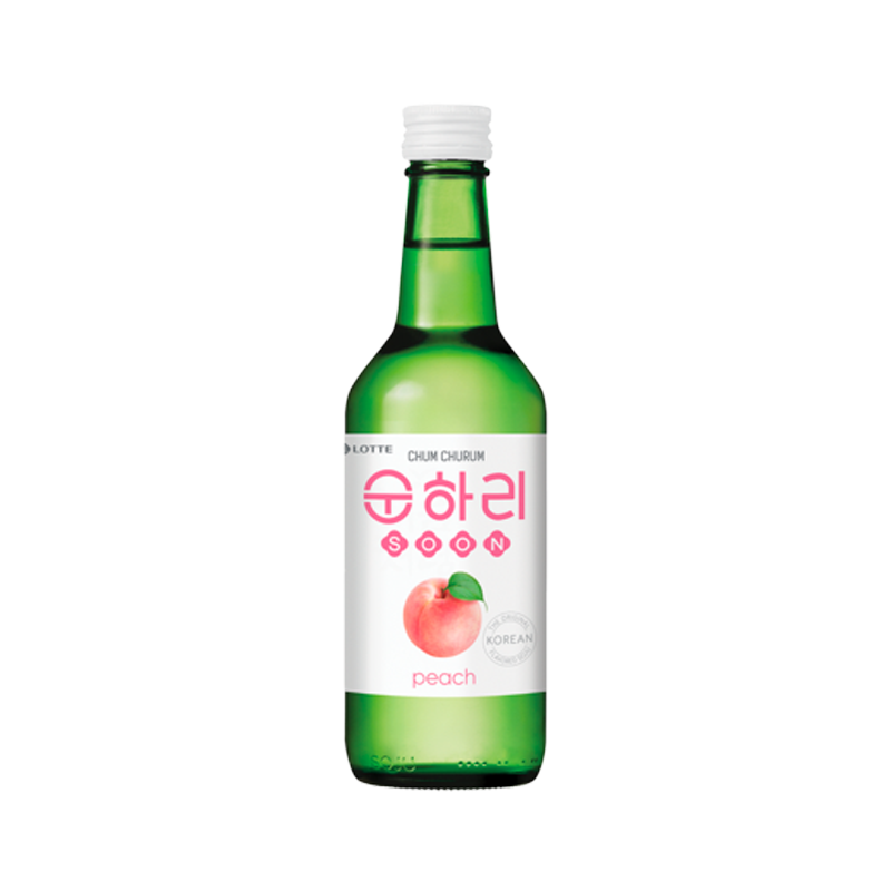 【München】Chum Churum Soju 桃子味 Soju Pfirsich 12% Vol. 350ml