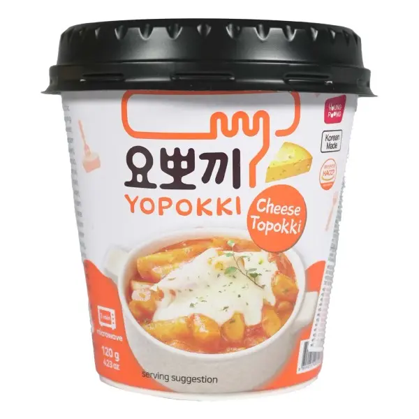 【München】Yopokki 速食年糕杯 芝士 Yopokki Reiskuchen-Becher mit Käsegeschmack 120g
