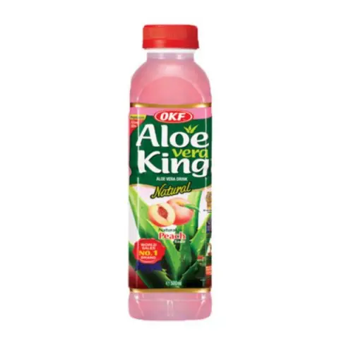 【München】OKF 芦荟蜜桃味饮料 Aloe Vera Getränk Pfirsich 500ml