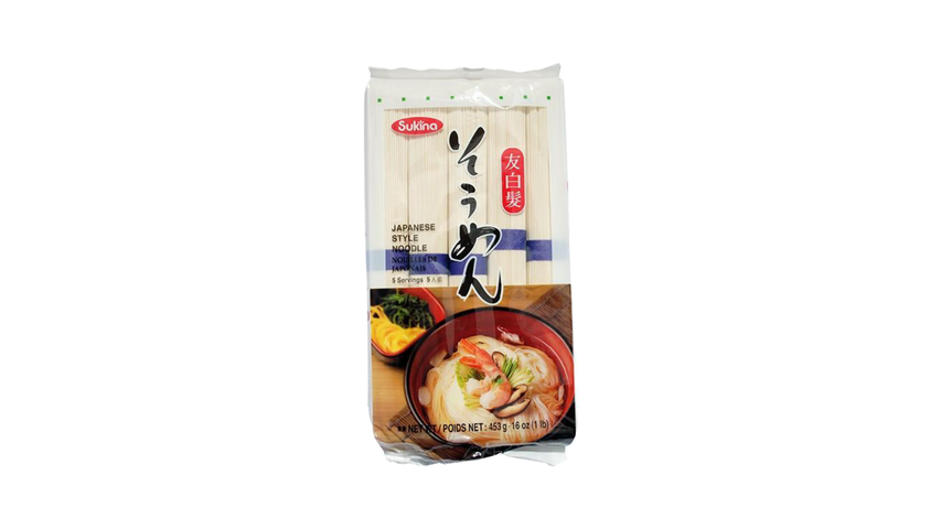 【München】Sukina 友白发素面 Somen Nudel 453g