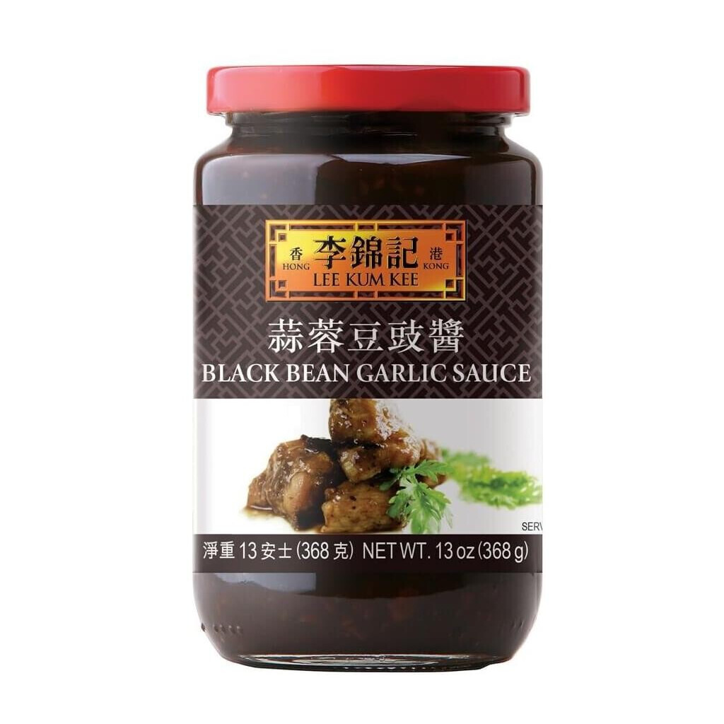 【München】李锦记 蒜蓉豆豉酱 Schwarze Bohnen-Knoblauch Sauce 368g