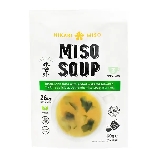 【München】Hikari 味增汤 原味 Misosuppe original 3 Portionen 60g