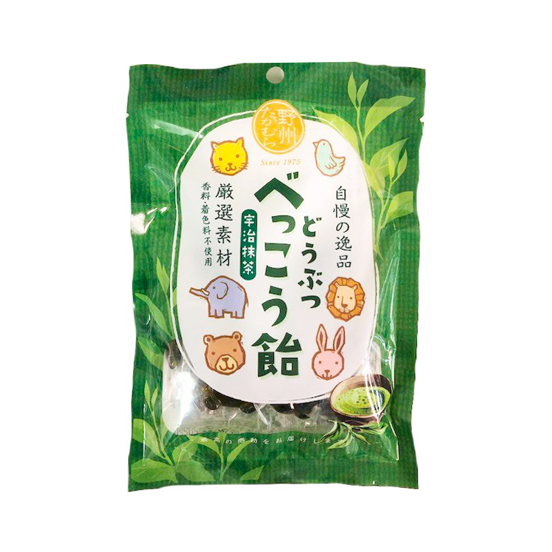 【München】高村 日式动物别口糖 抹茶 Japanische Bekko-Bonbons in Tierform Matcha Geschmack 50g