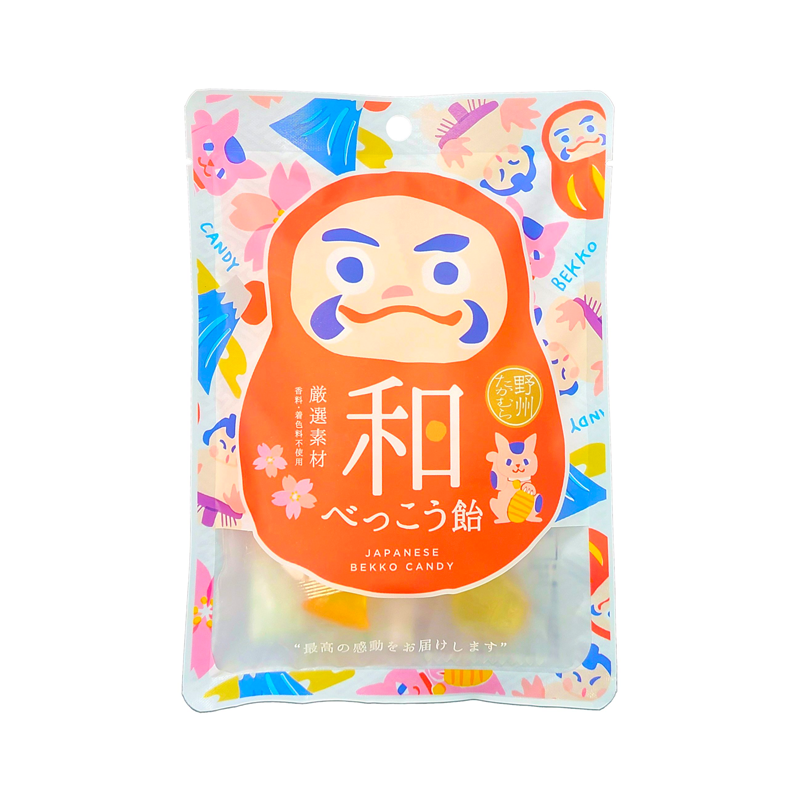 【München】高村 日式吉祥物别口糖 抹茶 Japanische Bekko-Bonbons in Glücksform 50g