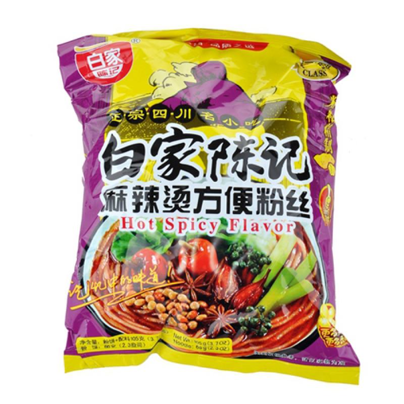 【München】白家 陈记方便粉丝 麻辣烫味  Instant glassnudeln Hot & Spicy 105g