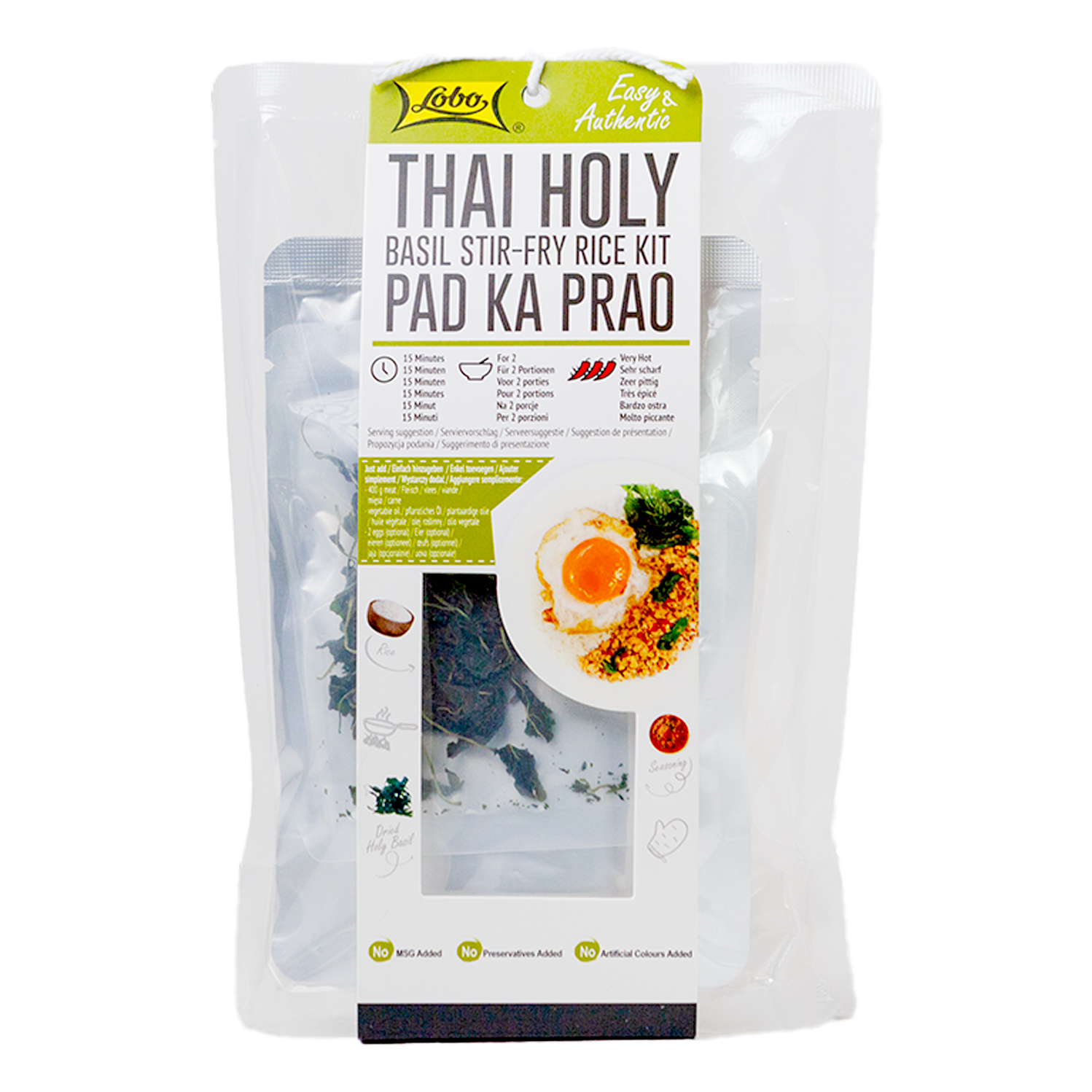 【München】泰式炒罗勒材料包  Lobo Kochset für Thai Holy Basil 322g