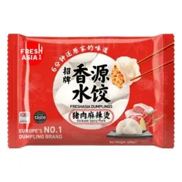 【München】香源 猪肉麻辣烫水饺 Dumplings mit Schweinefleisch (Mala, scharf) 400g