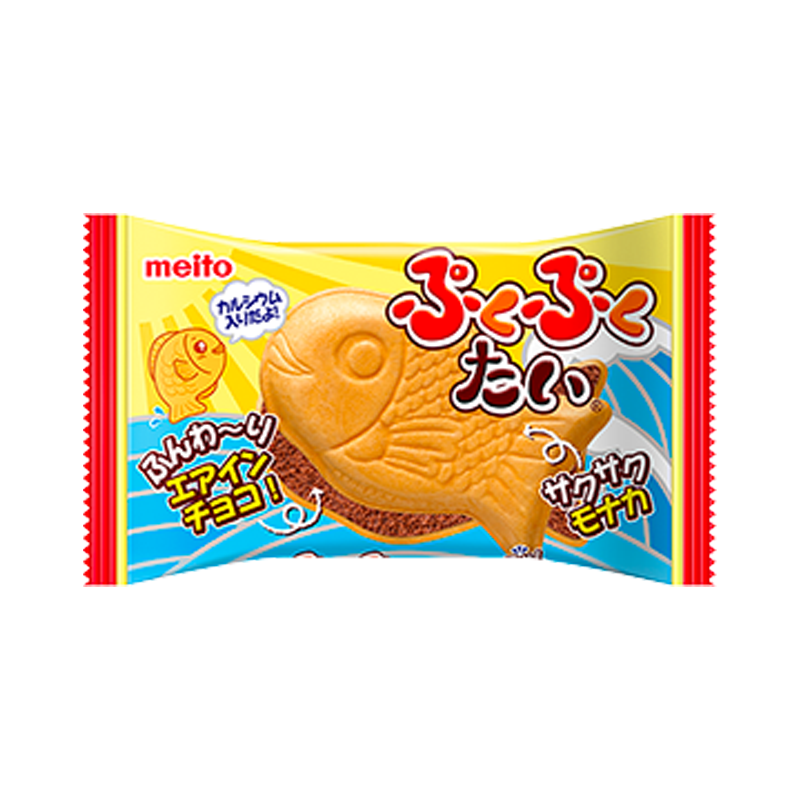 【München】Meito 鲷鱼烧巧克力夹心 Meito Fish Shaped Air In Chocolate 16,5g