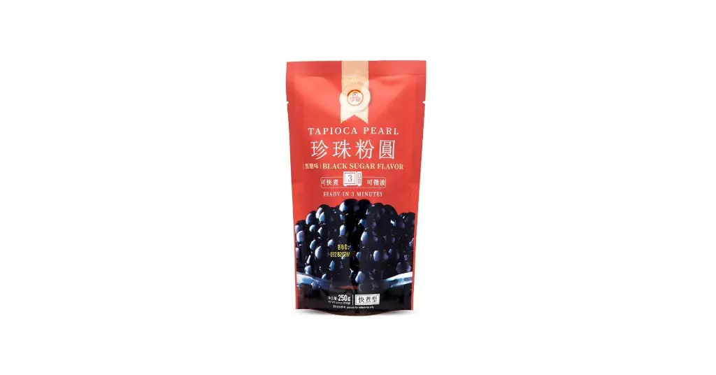 【München】五福圆 快煮黑珍珠粉圆 Schnellkochende Tapiokaperlen 250g
