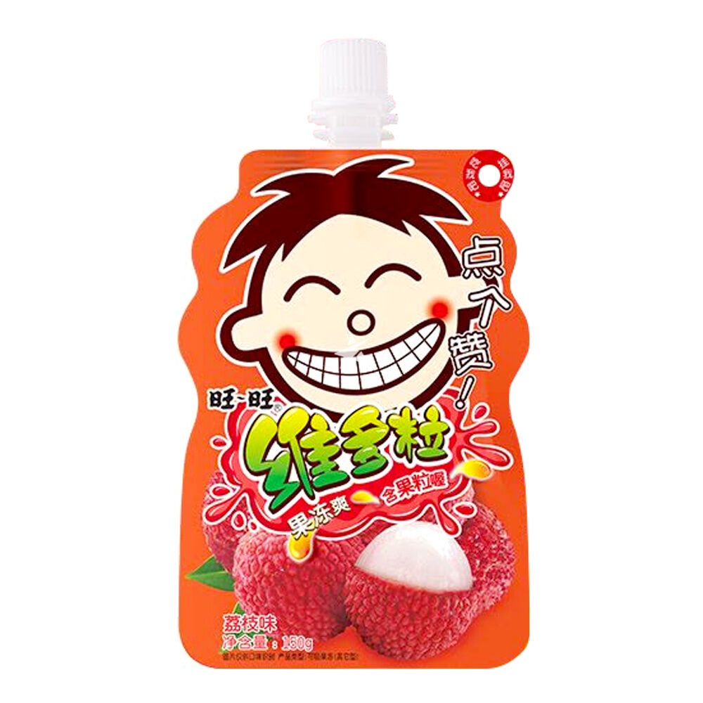 【München】旺旺  维多粒果冻爽 荔枝 Gelee-Drink Litschi 150g
