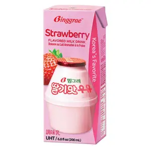 【München】Binggrae 草莓牛奶 Erdbeer Milchgetränk 200ml