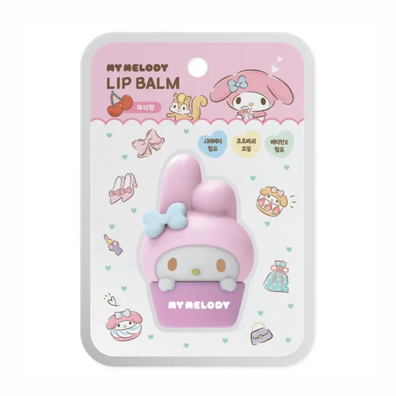 【München】美乐蒂 樱桃味润唇膏 Lippenbalsam Kirsch (My Melody) 8g