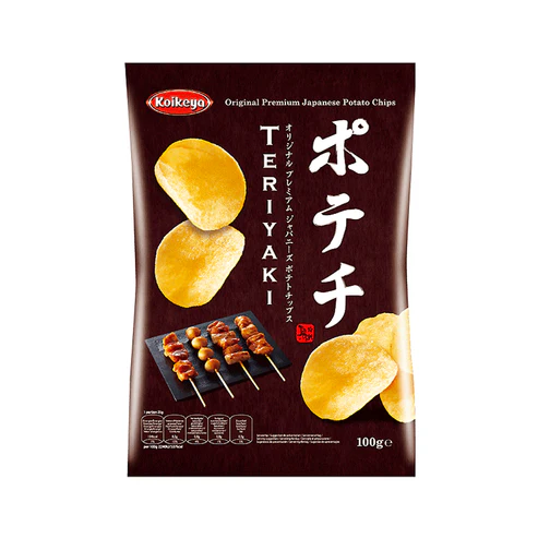 【München】Koikeya 薯片 烧鸟味 Katoffelncips Teriyaki 100g
