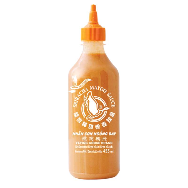 【München】飞鹅是拉差蛋黄酱  Sriracha   Flying goose Chili-Mayo-Sauce süß 455ml