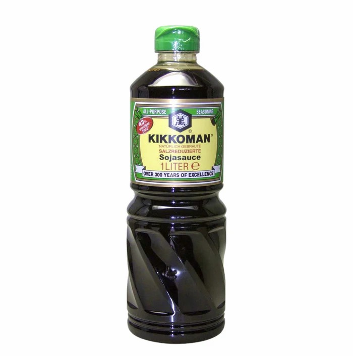 【München】日本酱油减盐  KIKKOMAN Sojasauce Salzreduziert 975ml