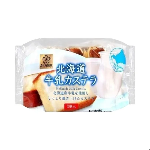 【München】樱花制果 长崎蛋糕 北海道牛奶 Castella Kuchen Hokkaido Milch 102g