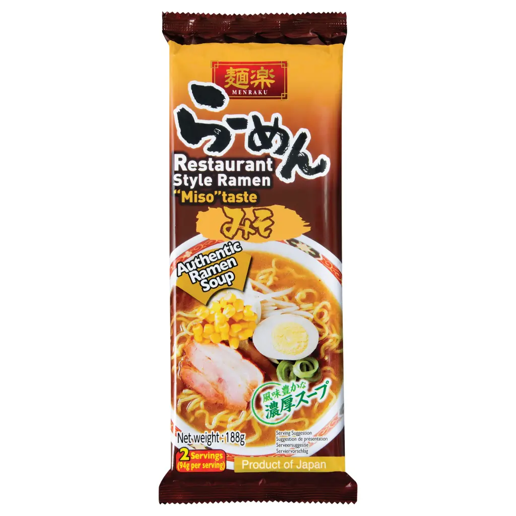 【München】Menraku  日式味噌拉面 Miso Ramen nach Restaurant-Art 188g