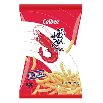 【München】CALBEE 原味鲜虾条 CALBEE Garnelenchips original 90g