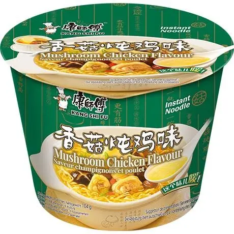 【München】康师傅 香菇炖鸡面 桶装 Instantnudeln Chicken & Shiitake Pilz 108g