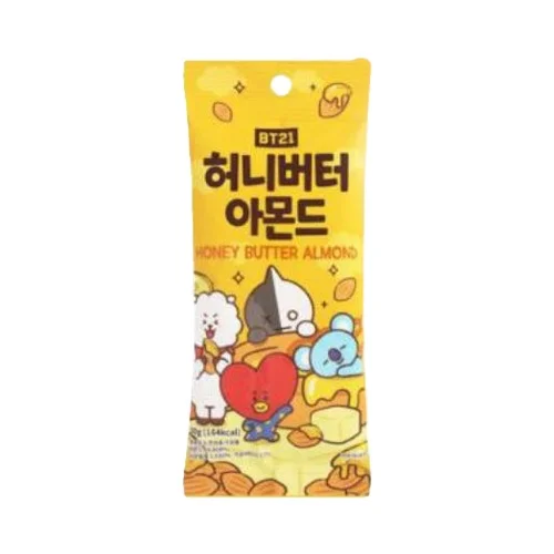 【München】BT21联名款杏仁 蜂蜜黄油味 BT21 Mandel-Schokoladenriegel Honig-Butter-Geschmack 30g
