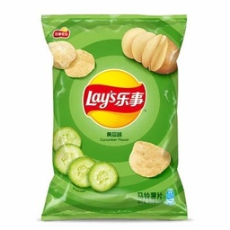 【München】乐事黄瓜味薯片  Chips Gurkengeschmack   70g